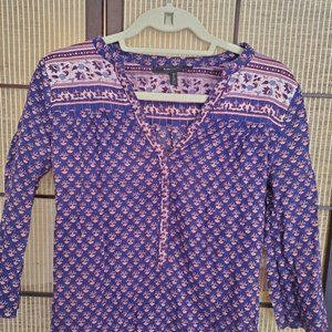 BCBG Camila Top *Blue and Red